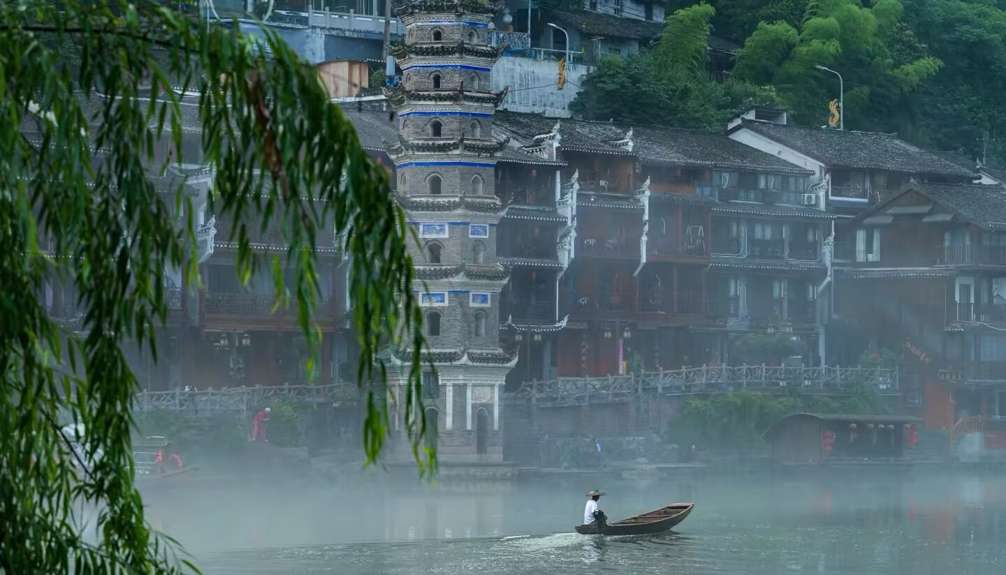 沱江风光